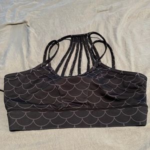 Cvg sports bra mermaid scales